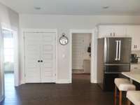 another view of Breakfast room area, Pantry and hallway leading to the garage