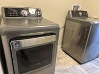 New washer and dryer