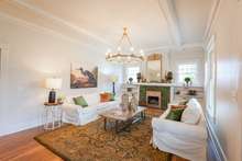 Lovely chestnut and white oak flooring