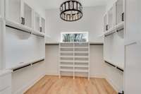 Oversized closet in master bedroom