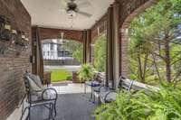 Another view of the covered patio.