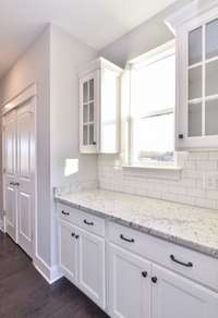 The butlers pantry provides so much more space in your kitchen! *Picture not of actual home