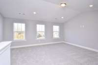 Another view of this big bonus room.  Photo not of actual home.