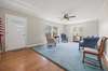 Livingroom. All Hardwood Floors under Rug