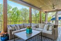 440 square feet of covered patio space makes outdoor living a possibility nearly year round!