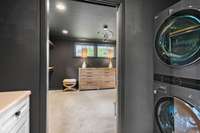 Convenient washer/dryer area. Simplify laundry routines with ease.