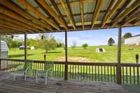 Covered Back Deck