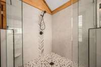 You really have to see this shower in person to fully appreciate it.