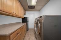 Straight ahead and just off the laundry there's a convenient pantry storage room perfect for all your extras.