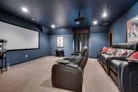 Media Room- Offering endless possibilities for leisure and relaxation -New furnishings and new equipment.