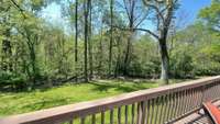 View off the back deck