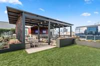 The Green roof is the perfect place to gather with separate grilling and dining areas with a view.