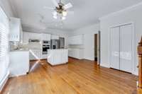 pantry closet is off eating area