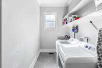 Laundry room with sink on main floor