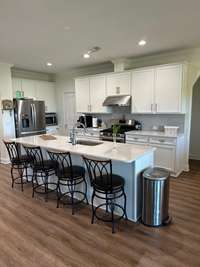 Stunning Kitchen with large Island.