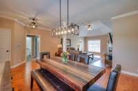 Another view of the open concept. Great for entertaining!