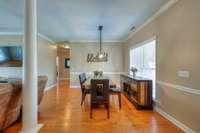 Beautiful formal dining room area