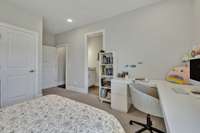 Bedrooms are spacious with plenty natural light.  Spacious walk in closet