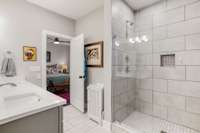 Primary Bathroom with oversized shower