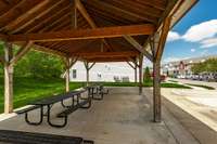 Another view of the picnic pavilion.