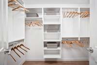 Modular Closet Systems Included in all units.