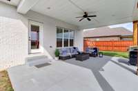 Another shot of the impressive covered patio