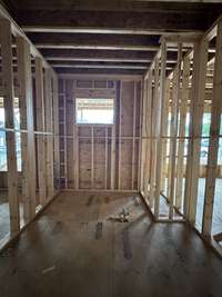 Large mud room  *this home is under construction Built by Ford Classic Homes Photo taken 4/19/2