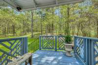 Porch leading into the great room.  Looking onto the back yard.