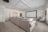 Theater 170" Screen Sony 4K Projector