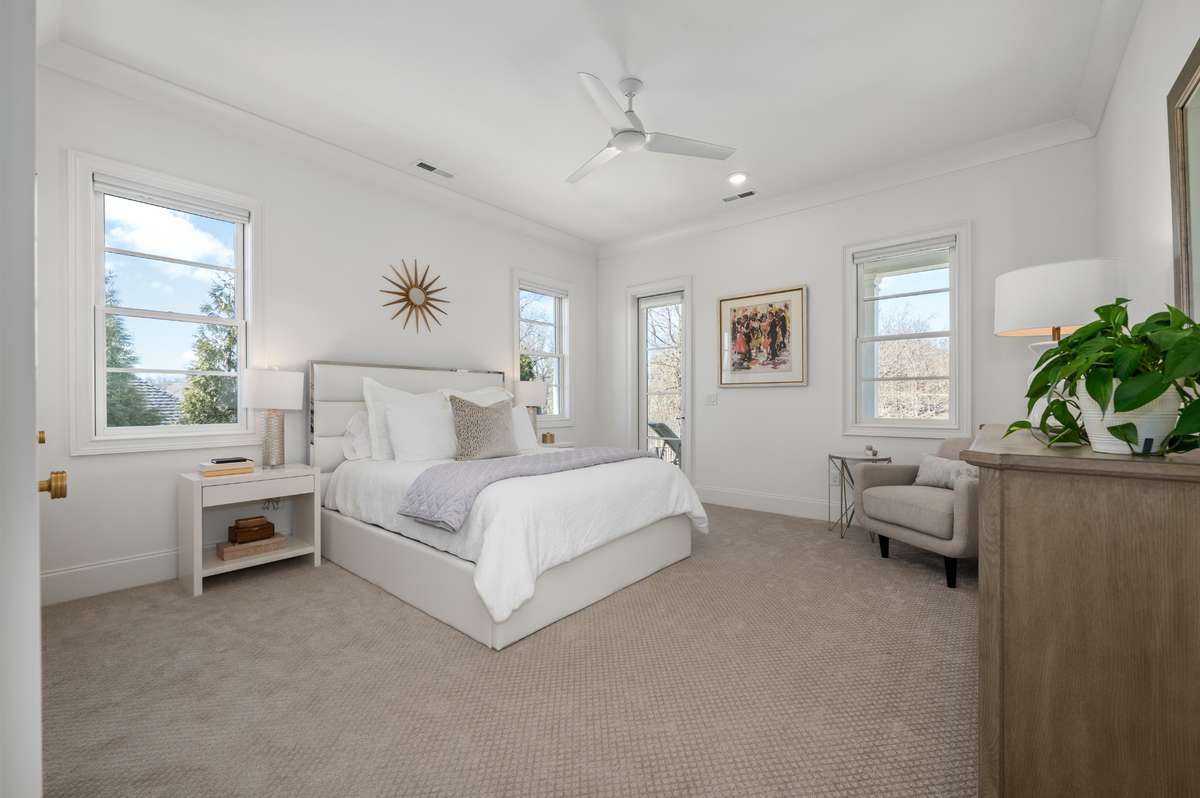 Bed # 4 -   Walk out to Upper covered Porch.  Overlooks Pool, Spa  & Golf Course