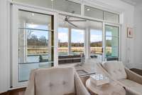 Walk out to Pool & Spa from Great Rm . Steps away from the SPA & Pool!