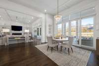 Eat-In Breakfast Area.