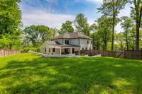 Fully fenced back yard - it's hard to find a yard this great in Green Hills!