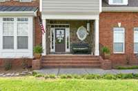 Large welcoming front entry