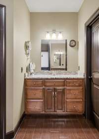 Separate vanities and separate closets!