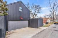 Detached 2 car garage with studio above