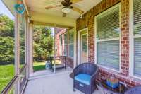 Screened Patio off kitchen