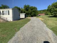 Freshly poured gravel driveway!