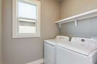 Washer and dryer are also included!