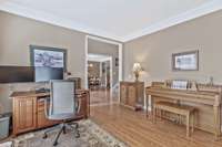 View from the office/formal living room looking towards the foyer