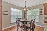 Kitchen dining room with room for table and 6 chairs!