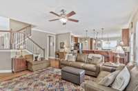 Fantastic open floorplan. . . . for family time and entertaining