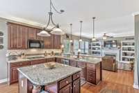 Kitchen island for even more cabinet and countertop space