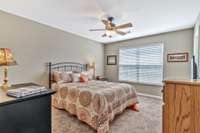 One of the upstairs spare bedrooms.  This one with a walk-in closet and overlooks the front yard.