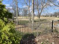 View of the golf course from the back yard.