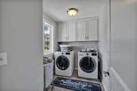 Laundry room is located upstairs for convince and ease of use.