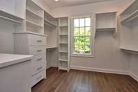 One of Two Walk-IN Closets in the Primary Bedroom.