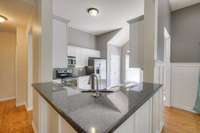 Granite in kitchen