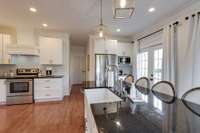 GUEST HOUSE KITCHEN WITH ABUNDANCE OF COUNTER TOPS