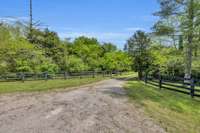 Entrance to the property from Fly Rd